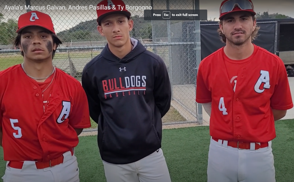 Ayala Joins Bonita Atop Palomares League Standings After 9-1 Victory At 